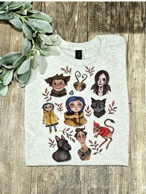 coraline shirt popular cute trendy Short Sleeve Tshirt